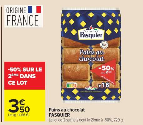 Pains Au Chocolat Pasquier
