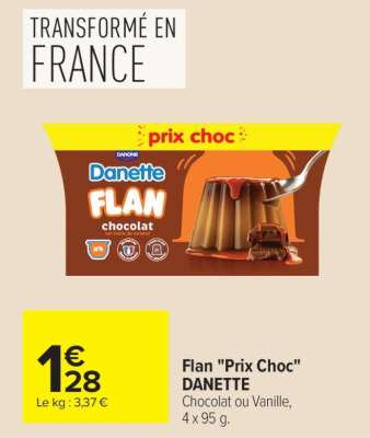 Flan "Prix Choc" DANETTE