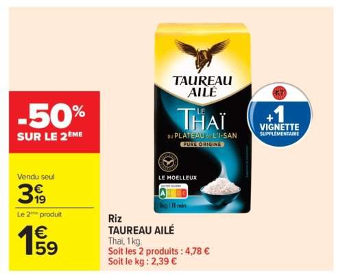 Riz "Taureau Ailé"