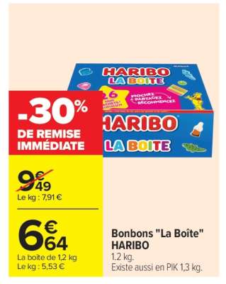 Bonbons "La Boîte" HARIBO