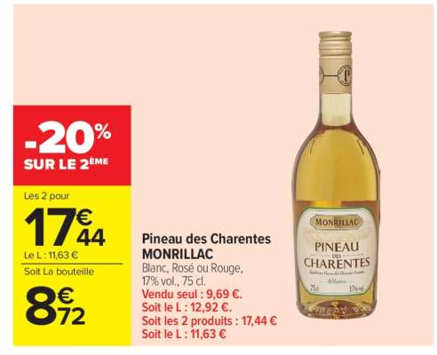 Pineau des Charentes Monrillac