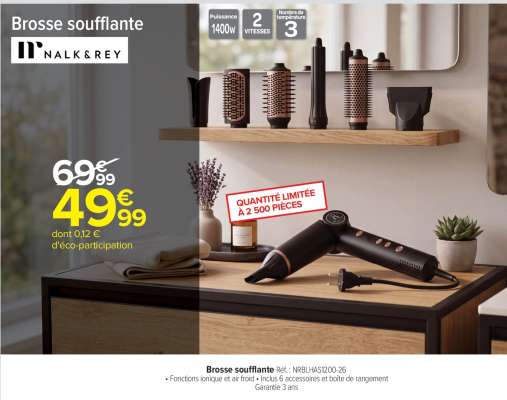 Brosse soufflante