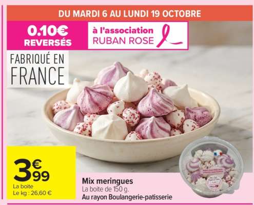 Mix meringues