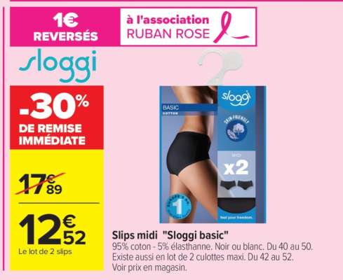 Slips midi "Sloggi basic"