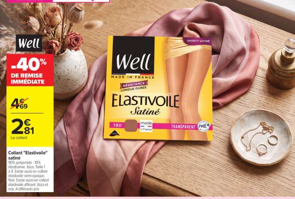 Collant Elastivoile Satiné