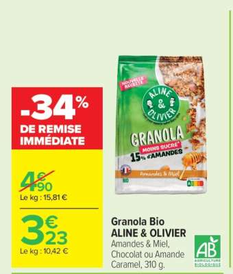 Granola Bio ALINE & OLIVIER
