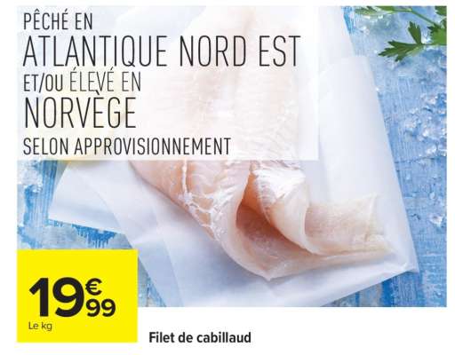 Filet De Cabillaud