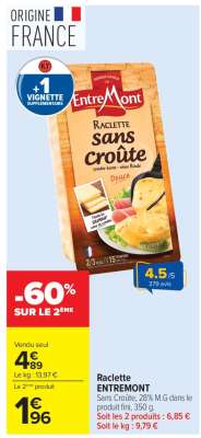 Raclette “ENTREMONT”