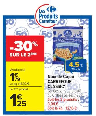 Noix de Cajou CARREFOUR CLASSIC!