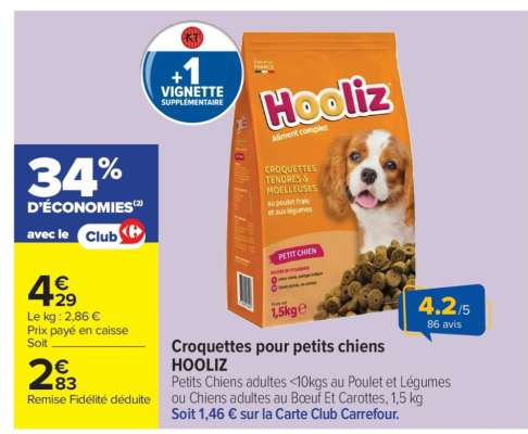 Croquettes pour petits chiens HOOLIZ