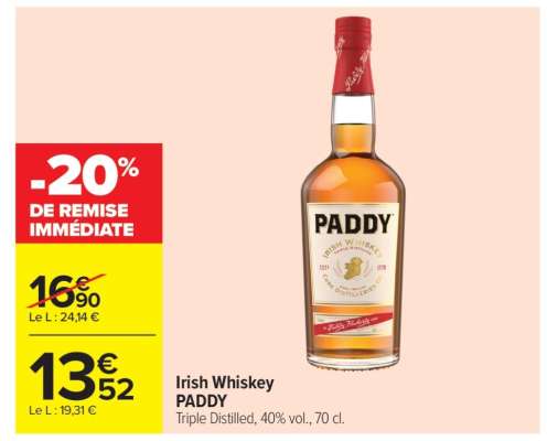 IRISH WHISKEY "PADDY"