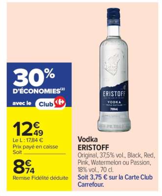 Vodka Eristoff*
