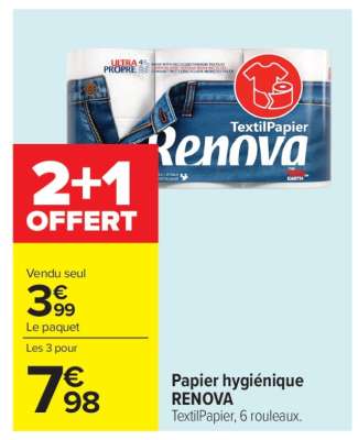 Papier hygiénique RENOVA