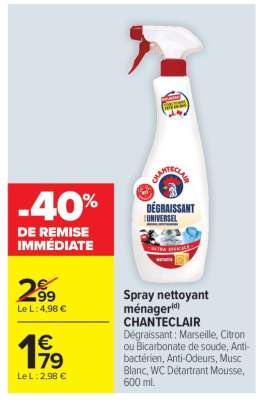SPRAY NETTOYANT MENAGER “CHANTECLAIR”