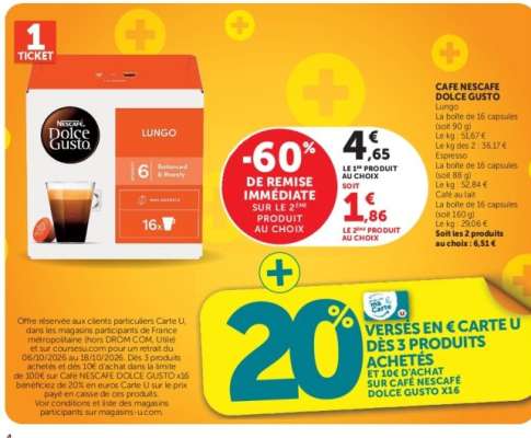 Café Nescafé Dolce Gusto Lungo