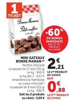 MINI GATEAUX BONNE MAMAN