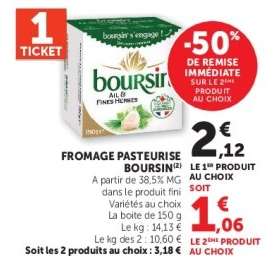 Fromage Pasteurisé Boursin