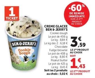 CREME GLACEE BEN & JERRY'S