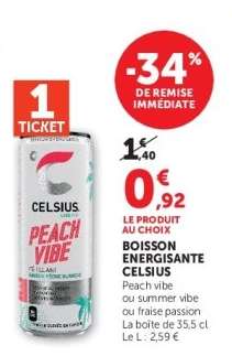Boisson Energissante Celsius