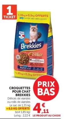 CROQUETTES POUR CHAT BREKKIES