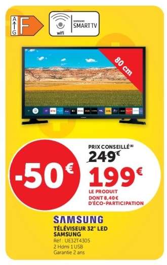 SAMSUNG TÉLÉVISEUR 32" LED