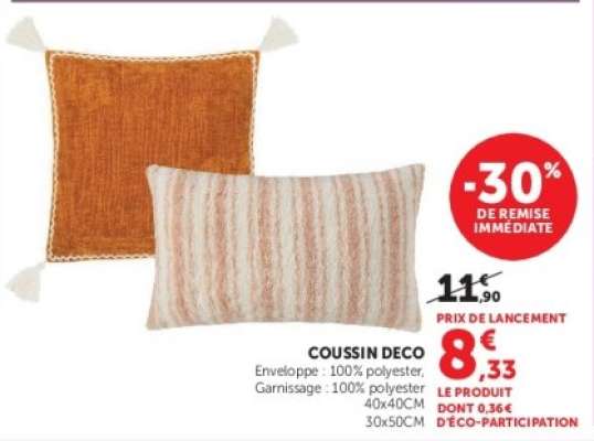 COUSSIN DÉCO