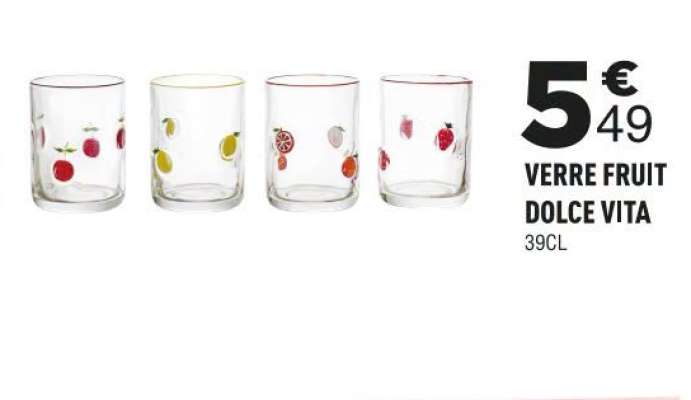 VERRE FRUIT