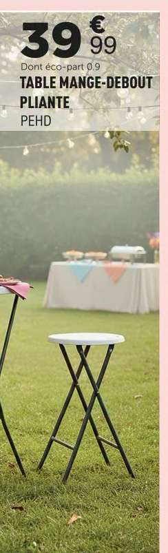 TABLE MANGE-DEBOUT PLIANTE