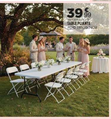 TABLE PLIANTE