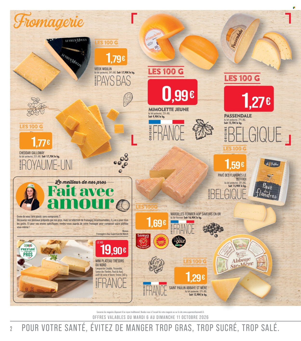 Catalogue Supermarché Match - 06/10/2026 - 18/10/2026. Page 2