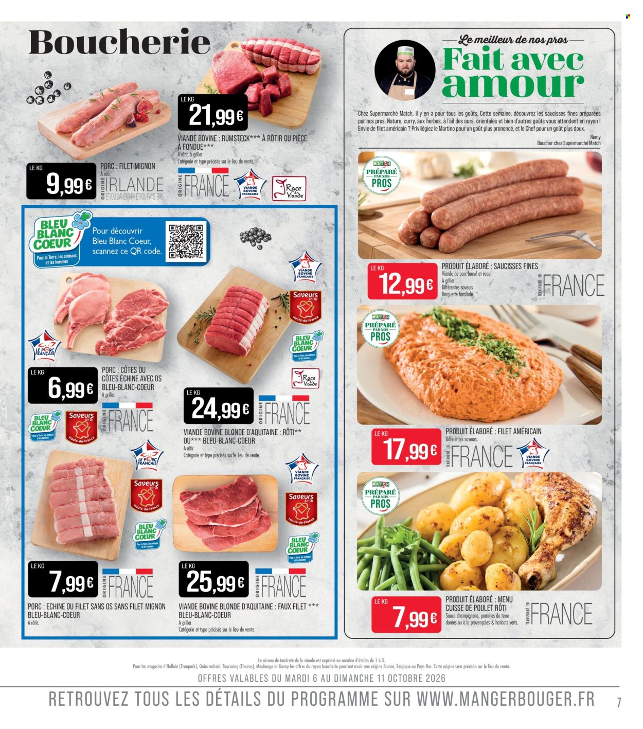 Catalogue Supermarché Match - 06/10/2026 - 18/10/2026. Page 7