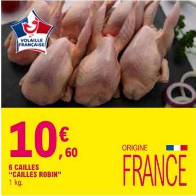 6 CAILLES "CAILLES ROBIN"