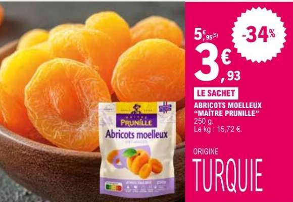 Abricots moelleux MAITRE PRUNILLE