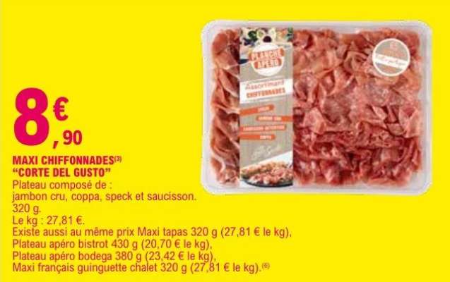 MAXI CHIFFONNADES "CORTE DEL GUSTO"