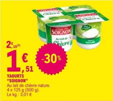 YAOURTS "SOIGNON"