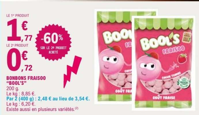 BONBONS FRAISOO “BOOL’S”