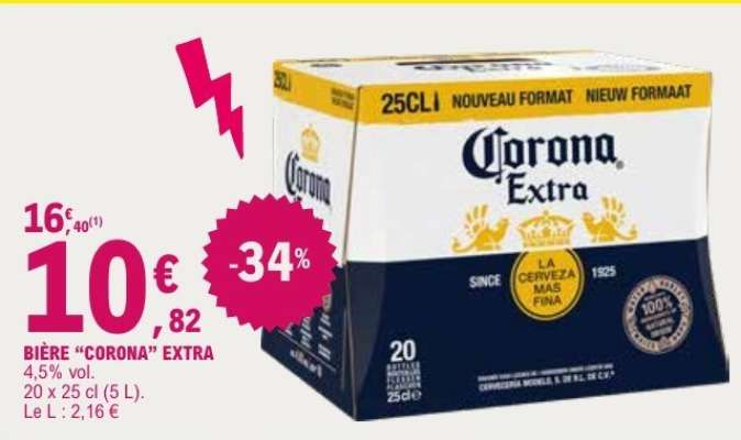Bière Corona Extra*