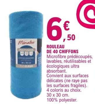 ROULEAU DE 40 CHIFFONS