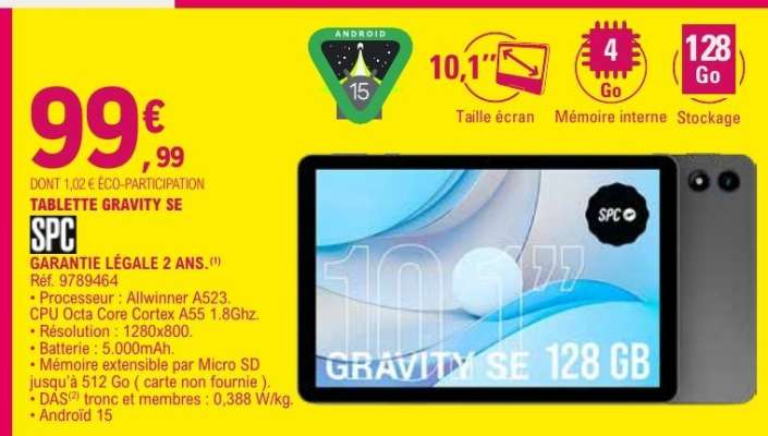 TABLETTE GRAVITY SE