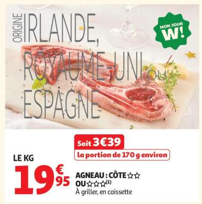 AGNEAU CÔTE