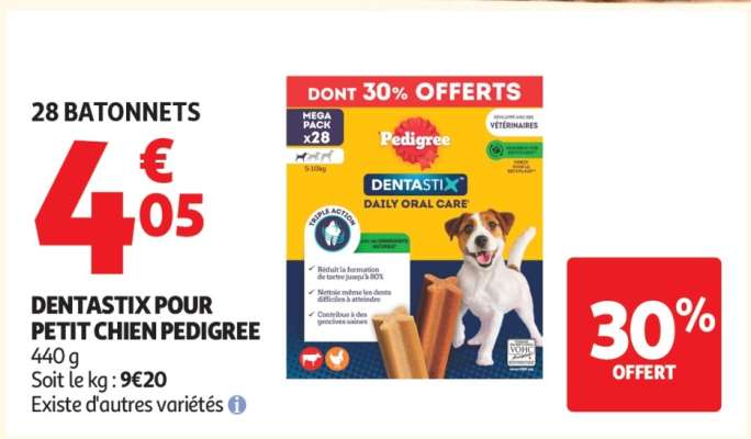 DENTASTIX POUR PETIT CHIEN PEDIGREE