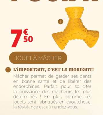 JOUET À MÂCHER