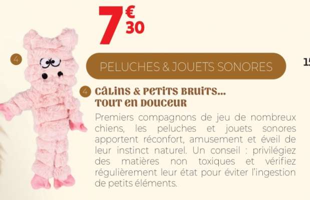 PELUCHE & JOUETS SONORES