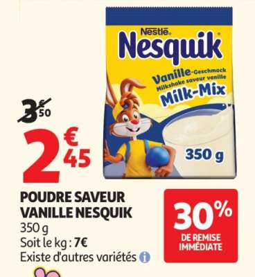 POUDRE SAVEUR VANILLE NESQUIK