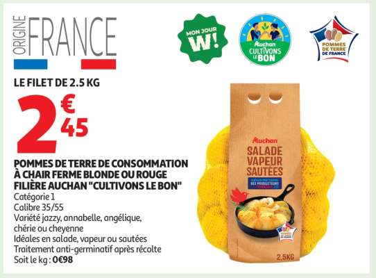 LE FILET DE 2.5 KG
