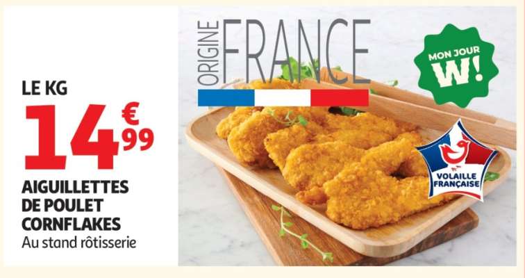 AIGUILLETTES DE POULET CORNFLAKES