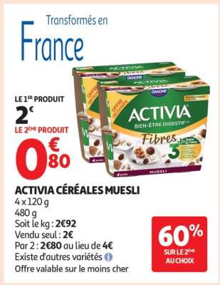Activia Céréales Muesli