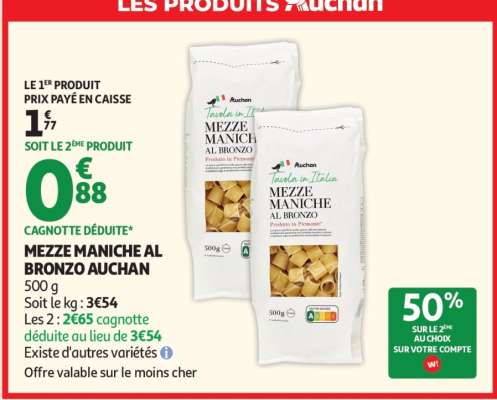 MEZZE MANICHE AL BRONZO AUCHAN