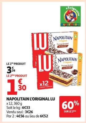 Napolitain L'original Lu