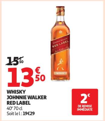Whisky Johnnie Walker Red Label